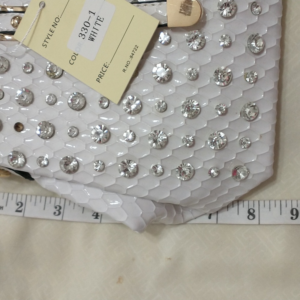 Nwt lmd/9000 collection design Italy blinged out purse - Picture 7 of 10